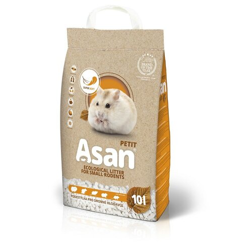 Asan Petit Ekologická podstielka pre drobné hlodavce, 5 l