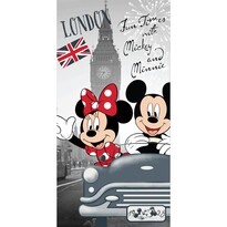 Osuška Mickey and Minnie in London, 70 x 140 cm Osuška Mickey and Minnie in London, 70 x 140 cm