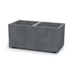SIERRA CASE BETON EFFECT 77 cm virágtartó, szürke