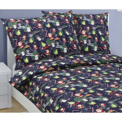 Bellatex Božična bombažna posteljnina Vilenjak, 140 x 200 cm, 70 x 90 cm