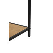 Kovový regál LOFTY GRID Classic Oak, 185 x 114 cm