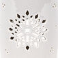 Porcelánová arómalampa Snow flower béžová, 8,5 x 12 cm