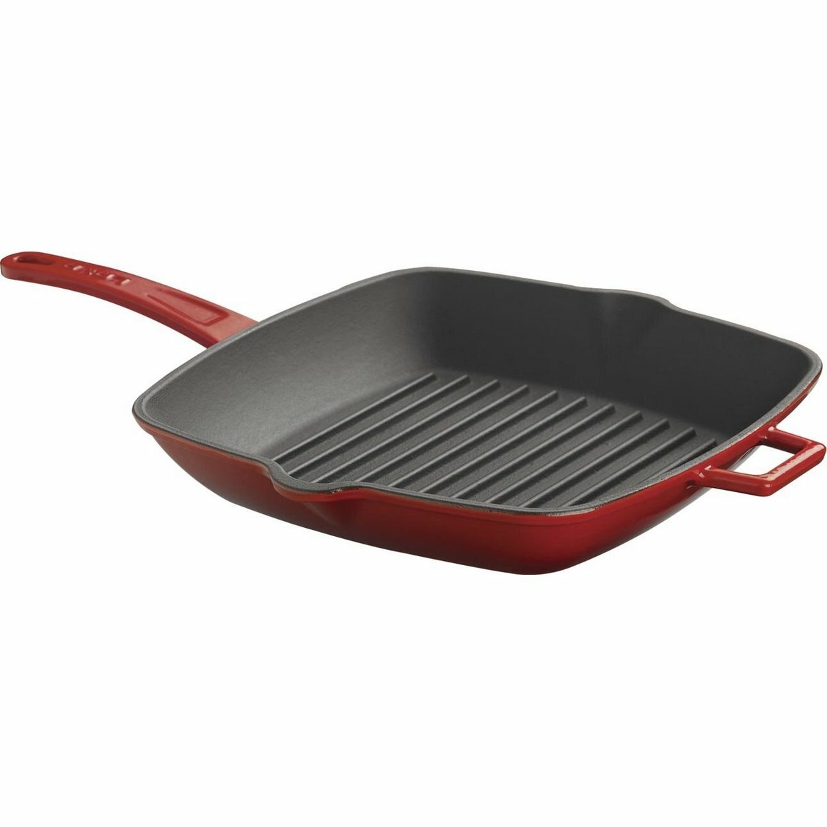 LAVA Metal Grilovací litinová pánev s poklicí červená, 28 x 28 cm - thumb (2)