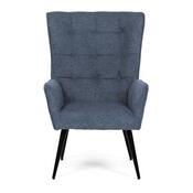 Fotel relaksacyjny 315 BLUE2, ciemnoniebieski
