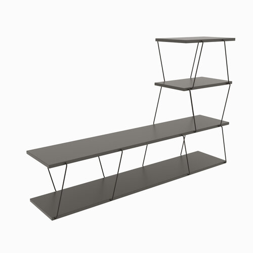 Ilgaz Anthracite TV asztal
