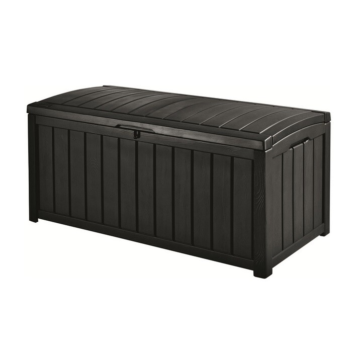 Keter zahradn&iacute; &uacute;ložn&yacute; box GLENWOOD 390 l, antracitov&aacute;