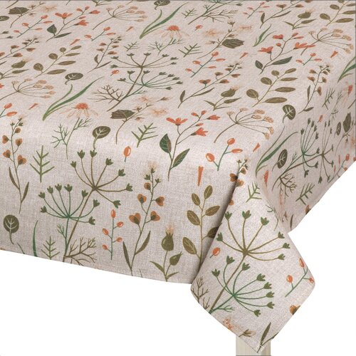 Bellatex Tischtuch DITA Zweige beige , 120 x 140 cm