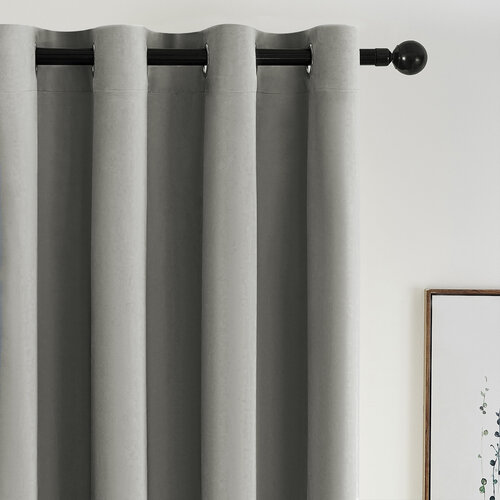 4Home Manila sötétítő függöny szürkészöld, 150 x 250 cm