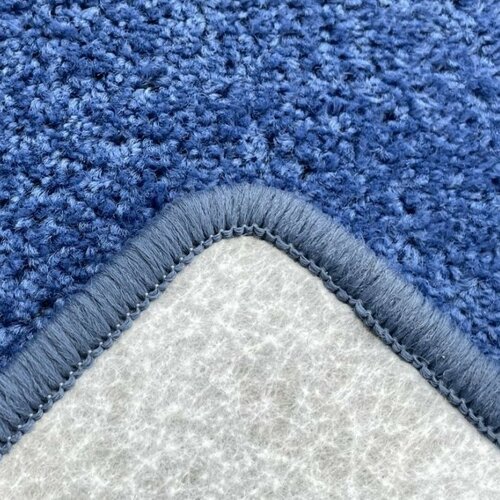Kusový koberec Eton modrá, průměr 120 cm