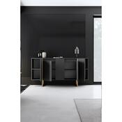 Luxe Anthracite and Gold szekrény