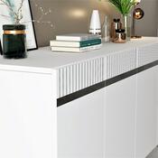 Schrank Defne White and Silver