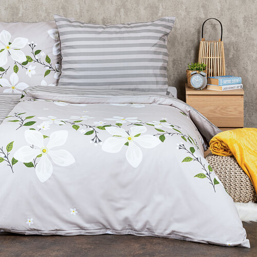Lenjerie pat din bumbac 4Home Jasmine Love, 140 x 200 cm, 70 x 90 cm