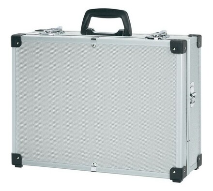 Hliníkový kufr na nářadí, HKU 785, Conrad, stříbrná