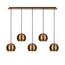 Lampa wisząca Sivani - MR - 1000, brązowy