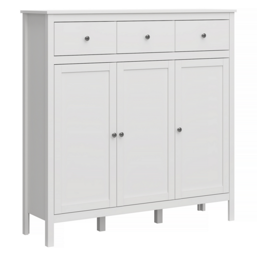 Komoda OLJE 3D3S, biela