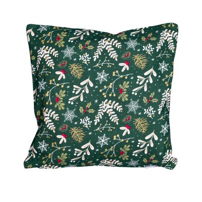Funda pentru pernă Crăciun verde, 40 x 40 cm