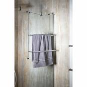 SAPHO 1301-09 suport suspendat pentru prosoapepentru paravan de duș 60 x 73 x 12,5 cm, argintiu