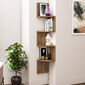 Wandregal Desaldo Walnut