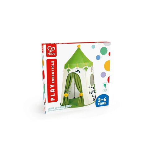 Cort pentru copii Hape cu iluminare LED - Panda