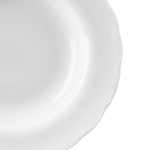 Orion Sada porcelánových hlubokých talířů Mona lem 6 ks, 23 cm