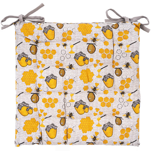 Prešiti sedežni blazin Včelka, 40 x 40 cm