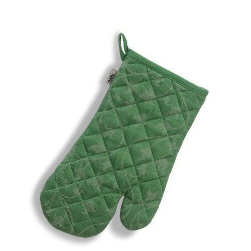 Kela Chňapka rokavice za pečico Cora, 100 %bombaž, zelene, 31 x 18 cm