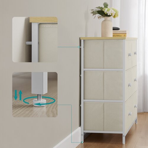 Kommode E1033 WT, 80 cm