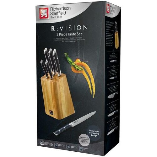 Set 5 cuțite cu suport Richardson SheffieldR-Vision