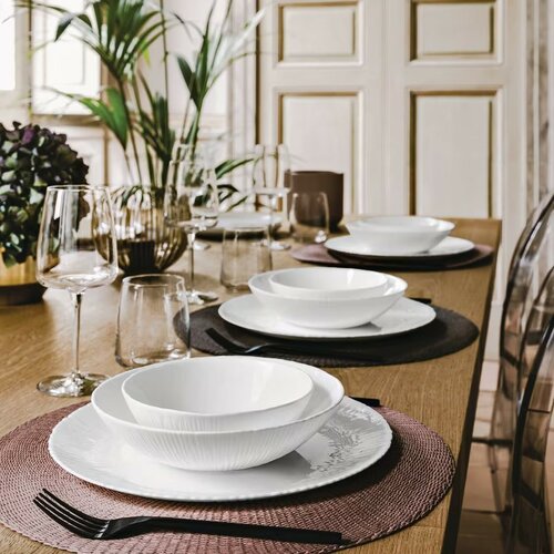 Bormioli Rocco 18-częściowy zestaw jadalny Coconut