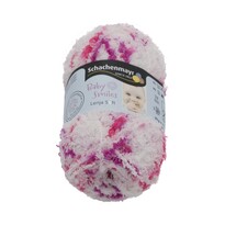 Garn LENJA SOFT rosa Strähnchen, 25 g / 85 m