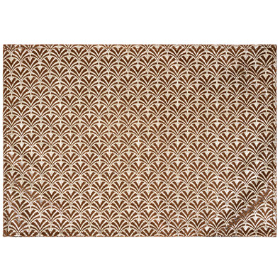 Сервірувальний килимок Velvet Ornament коричневий, 33 x 45 см