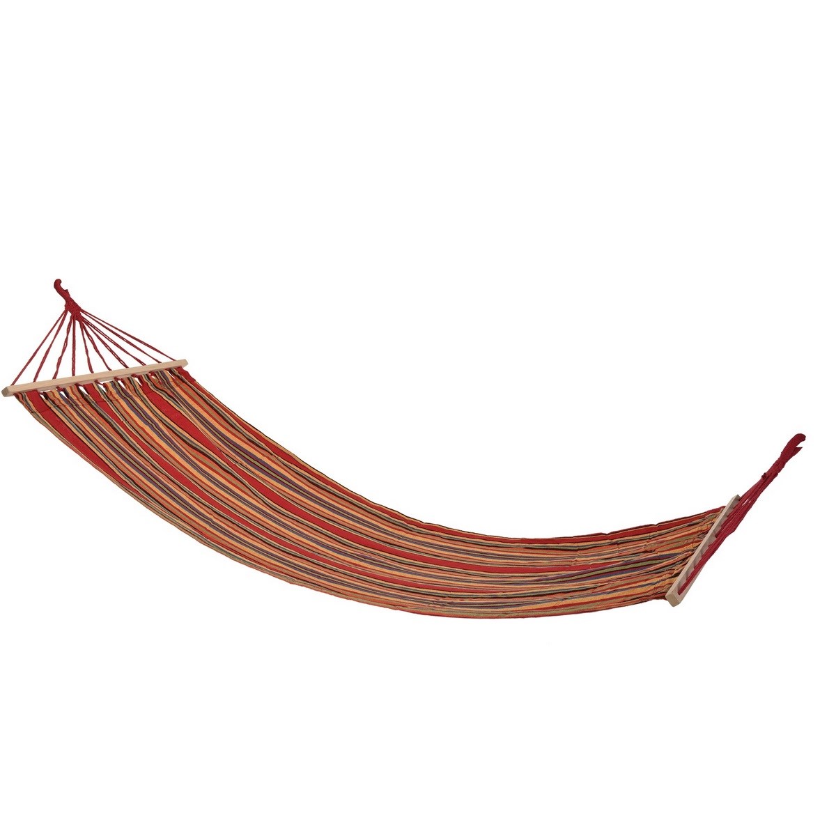 Houpací závěsné lehátko Hammock červená, 200 x 80 cm