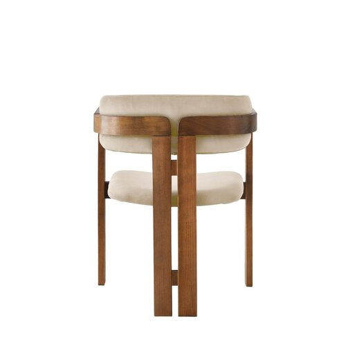 Scaun de sufragerie CO Beige and Walnut