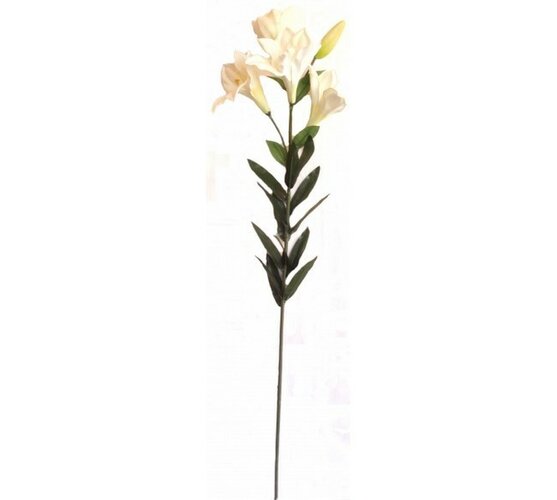 Umělá květina lilie bílá