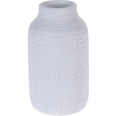 Wazon ceramiczny Asuan biały 19 cm