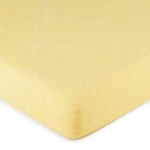 Cearșaf pat 4Home, din bumbac, galben, 180 x 200 cm