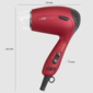 Uscător de păr de călătorie Clatronic HTD 3429 RD