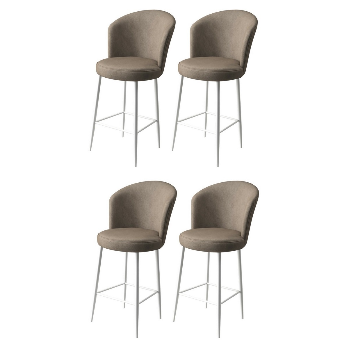 Fora Cappuccino és White bárszék szett, 4 db, kávé, 4 db akciós termékkép 1