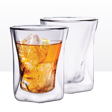 Altom 2er-Set Whisky-Thermogläser, 300 ml