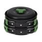 Set de oale din aluminiu Redcliffs din 2 piese cumâner din plastic, verde