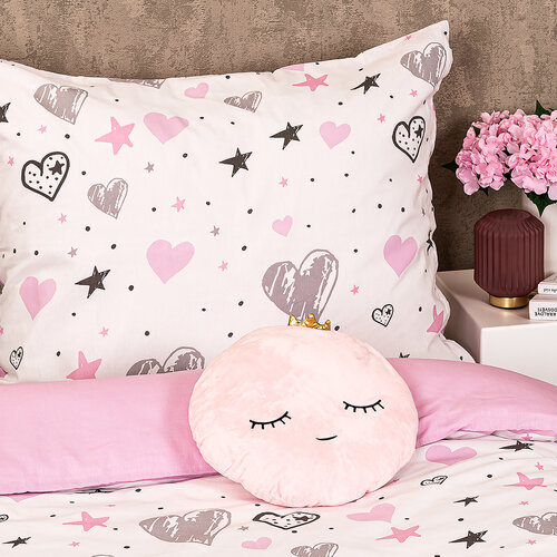 Lenjerie de pat din bumbac 4Home Little heart, 140x 200 cm, 70 x 90 cm