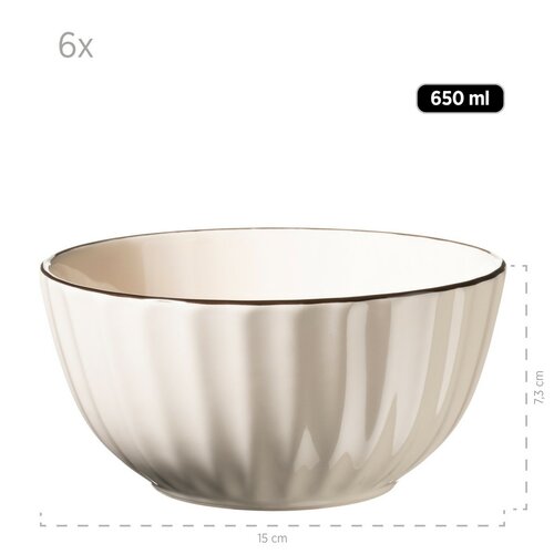 Mäser 18dílná jídelní sada OSITA WHITE