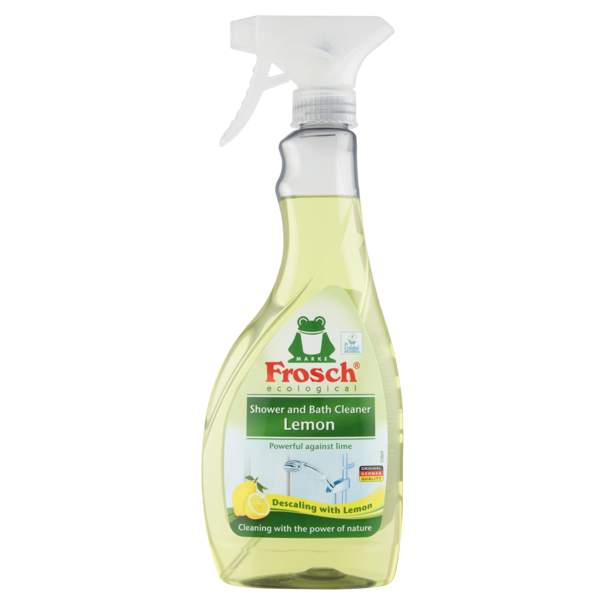 Frosch Fürdőszoba és zuhanyzó tisztítószercitrommal, 500 ml