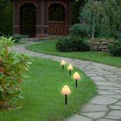 Corp de iluminat exterior decorativ Rabalux 77007  Skadar, ciuperci