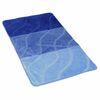 Kvalitex Badematte Wellen blau, 60 x 100 cm