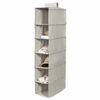 Compactor Obesljiv organizator za oblačila OXFORD,30 x 18 x 94 cm, 6 predalov