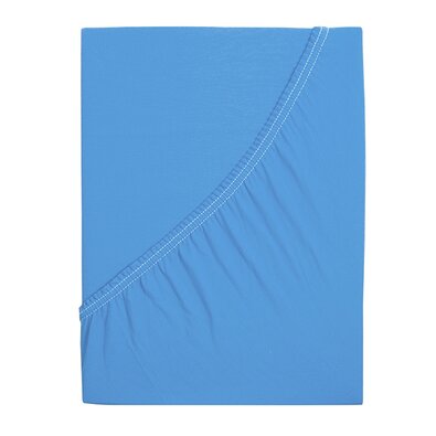 4Home prześcieradło jersey Mako niebieski, 180 x 200 cm