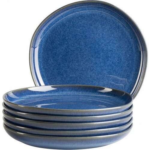 Mäser Set desertnih krožnikov Cordelia Royal Blue 22 cm, 6 kos