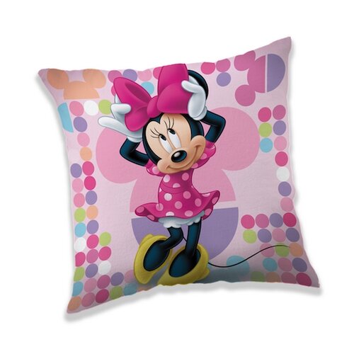 Jerry Fabrics Polštářek Minnie pink 03, 40 x 40 cm