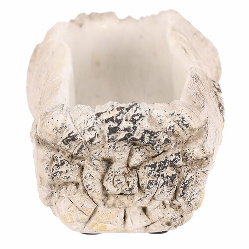 Ovitek za cvetje - korito, imitacija breze, 24 x 10 x 7 cm